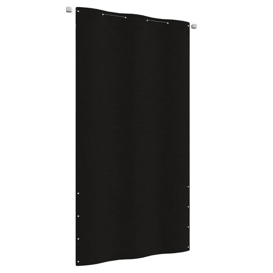 vidaXL Parvekkeen suoja musta 120x240 cm Oxford kangas