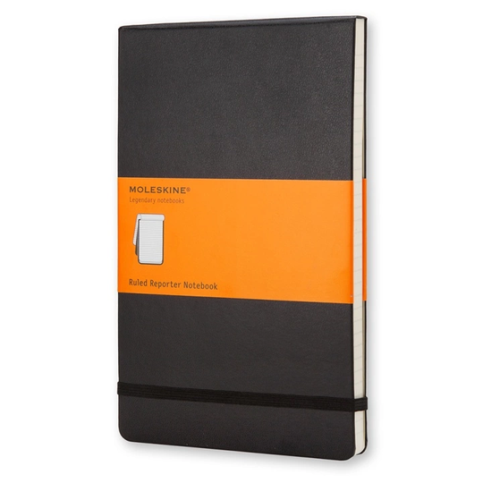 Moleskine Reporter Hardcover Pocket Musta Ruled