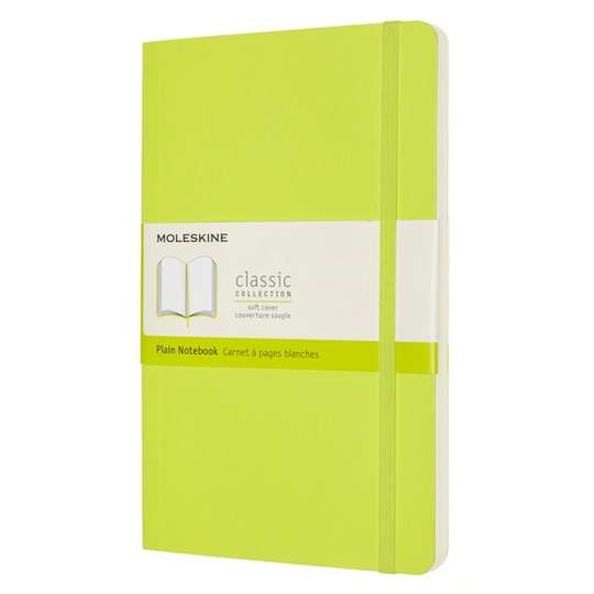Moleskine Classic Soft Cover XL Lemon Green Plain
