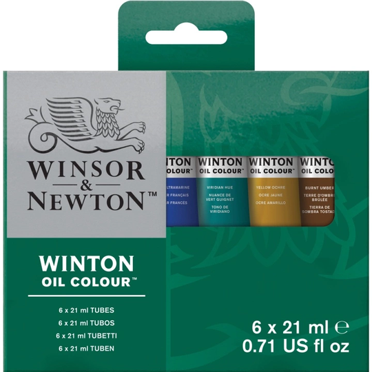 Winsor & Newton Winton Öljyväri Tuubi Setti 6 x 21 ml