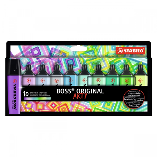 Stabilo Boss Arty Cool Colors 10 kpl