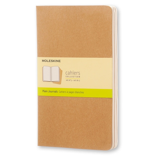Moleskine Cahier Large Kraft Plain