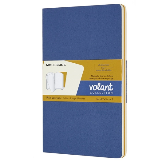 Moleskine Volant Large Sininen/Keltainen Ruled