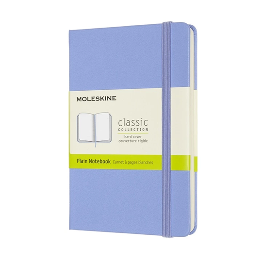 Moleskine Classic Hardcover Pocket Hydrangea Blue Plain
