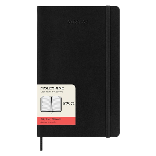 Moleskine Kalenteri 18M Daily Soft Cover Large Musta