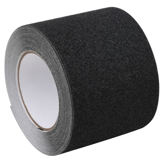 vidaXL Liukuesteteippi musta 0,1x10 m PVC