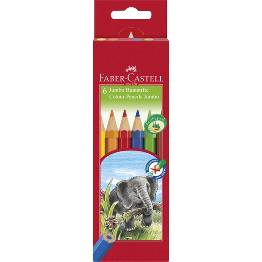 Faber-Castell Värikynät Jumbo 6-setti