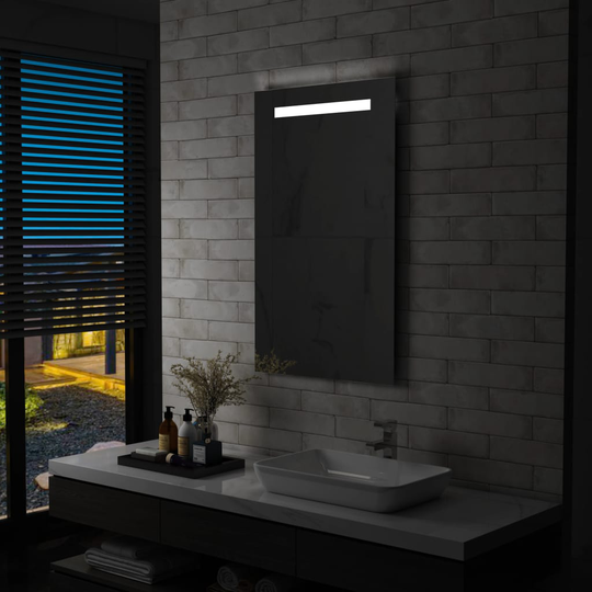 vidaXL Kylpyhuoneen LED-seinäpeili 60x100 cm