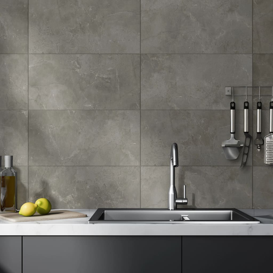 Grosfillex Seinäpaneelilevy Gx Wall + 11 kpl marmori 30x60 cm harmaa