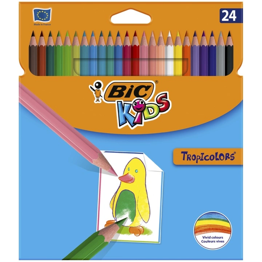 BIC Kids Tropicolors Värikynät 24-setti