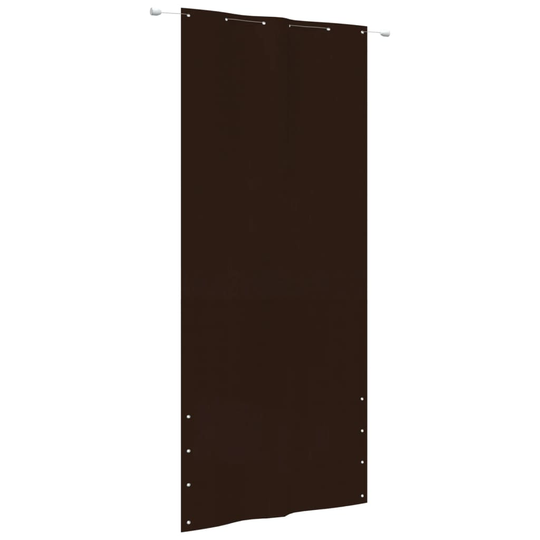 vidaXL Parvekkeen suoja ruskea 120x240 cm Oxford kangas