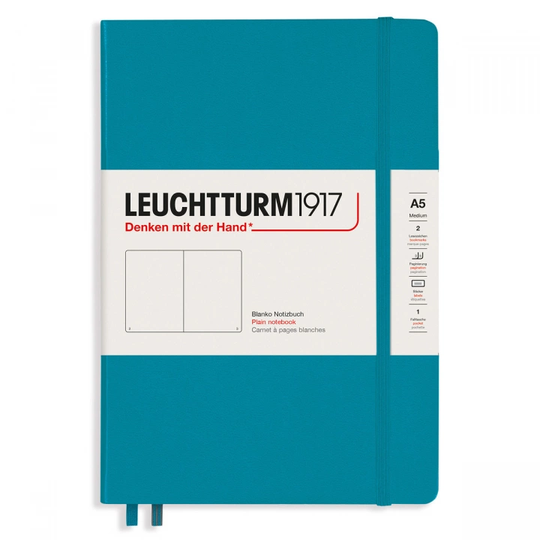 Leuchtturm1917 Notebook A5 Medium Linjerad Ocean