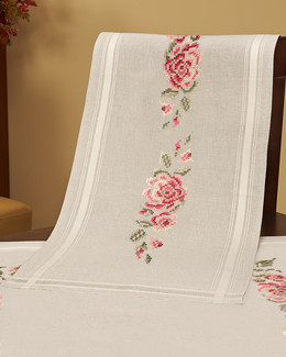 Kaitaliina Kaunit ruusut, langat mukana tai ilman lankoja