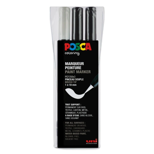Posca Posca Brush PCF-350 3-setti