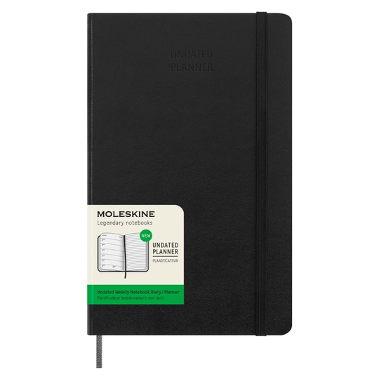 Moleskine Planner Classic Large Musta