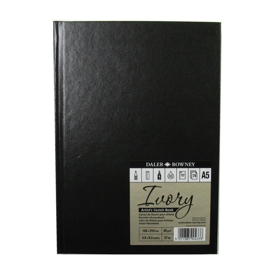 Daler-Rowney Ivory Luonnoslehtiö Hardcover A5