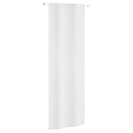 vidaXL Parvekkeen suoja valkoinen 80x240 cm Oxford kangas