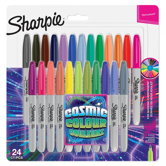Sharpie Cosmic Colour Fine Marker 24-setti
