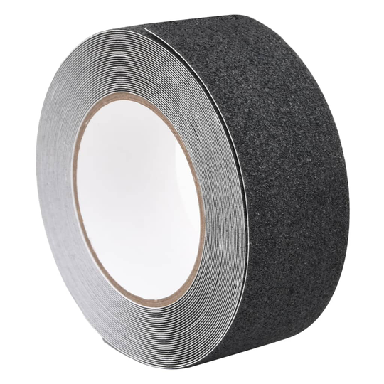 vidaXL Liukuesteteippi musta 0,05x10 m PVC