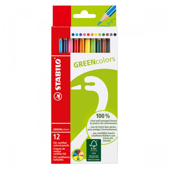 Stabilo GreenColors Värikynät 12 kpl