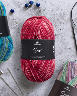 Lanka Raggsocksgarn Maxi Multi 150 g