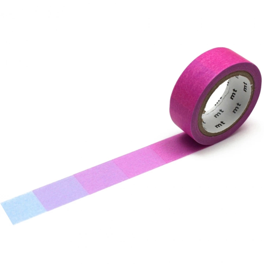 MT Washi-teippi Fluorescent Gradation Pink x Blue
