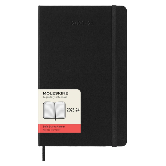 Moleskine Kalenteri 18M Daily Large Musta