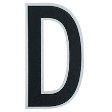 Design Letters Style MyCover Personal Stickers A-Z D