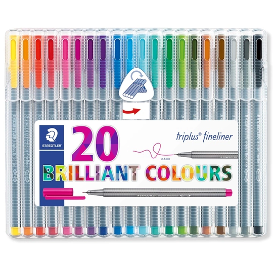 Staedtler Triplus Fineliner 20 kpl