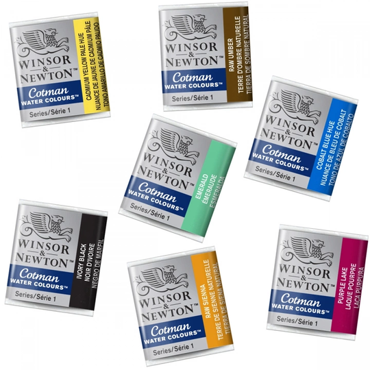 Winsor & Newton Cotman Akvarelliväri 1/2-Kuppi Light red 362