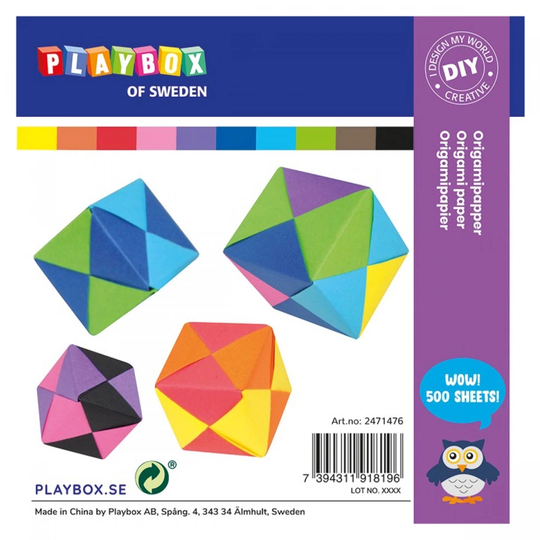 Playbox Origamipaperi 500 Arkkia