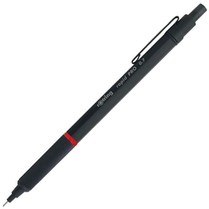 Rotring Rapid Pro Lyijytäytekynä 0.7 Musta