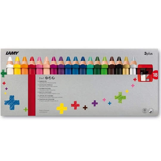 Lamy 3plus Värikynät 18-setti