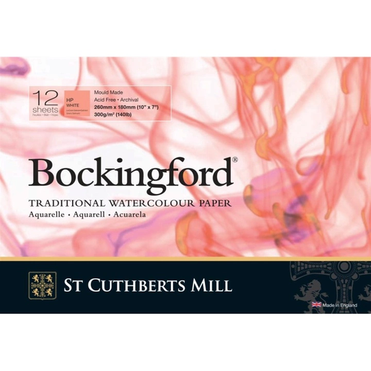 St Cuthberts Mill Bockingford Akvarelliilehtiö HP 300gx18cm