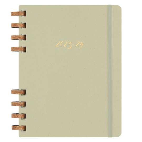 Moleskine Kalenteri 12M Spiral Academic XL Kiwi