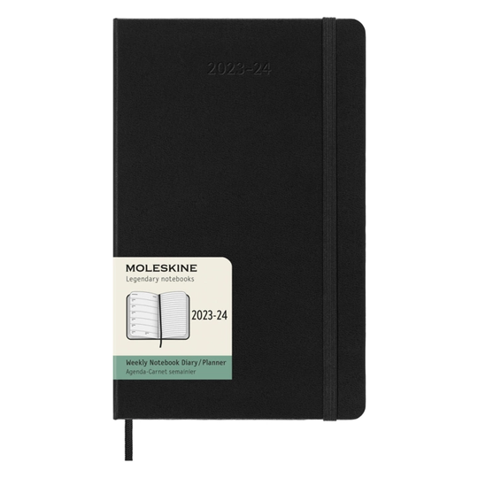 Moleskine Kalenteri 18M WeekNote Large Musta