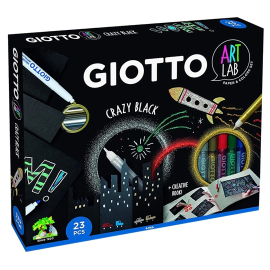 Giotto Art Lab Crazy Black - 23 osat