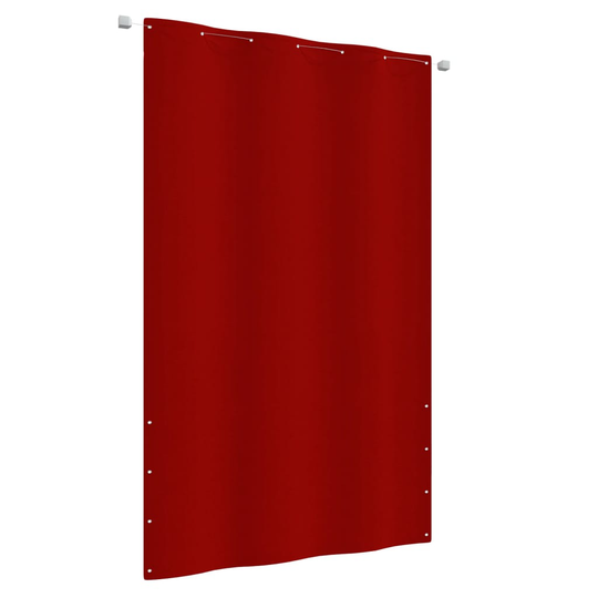 vidaXL Parvekkeen suoja punainen 140x240 cm Oxford kangas