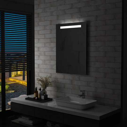 vidaXL Kylpyhuoneen LED-seinäpeili 60x80 cm
