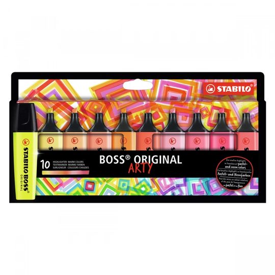 Stabilo Boss Arty Warm Colors 10 kpl