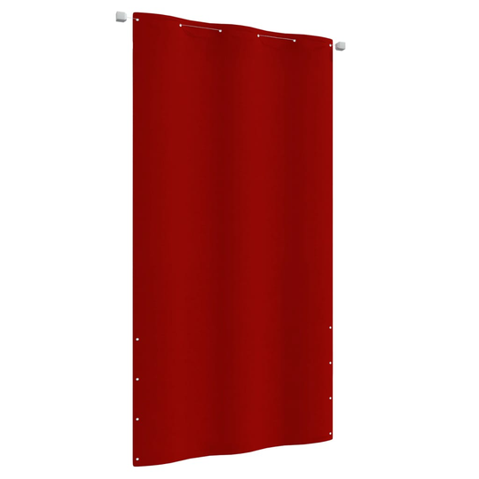 vidaXL Parvekkeen suoja punainen 120x240 cm Oxford kangas