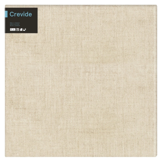 Crevide Pingotettu Canvaskangas Pellava 80x80