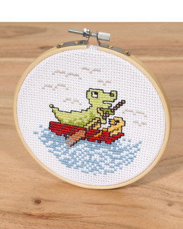 Kirjontapakkaus Taulu Dino