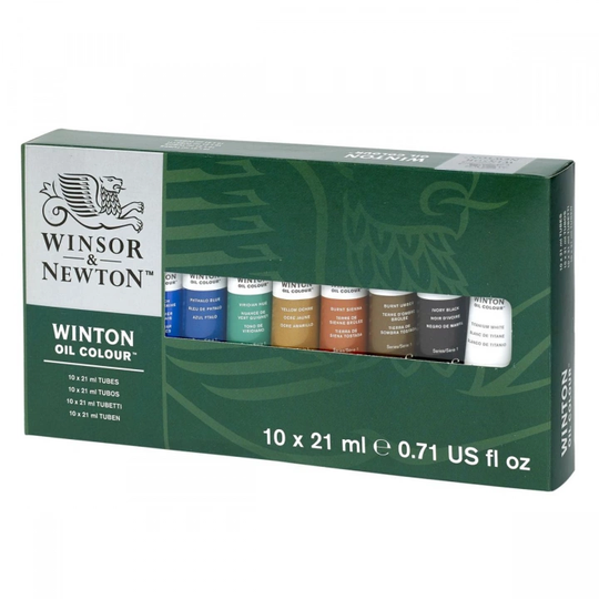 Winsor & Newton Winton Öljyväri Tuubi 21 ml 10-setti