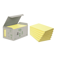 Post-it Post-it 100 % kierrätetty 127x76 mm, 6 kpl