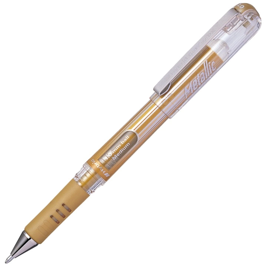 Pentel Hybrid Geeli Grip DX Metallic Geelikynä Metallic Purple
