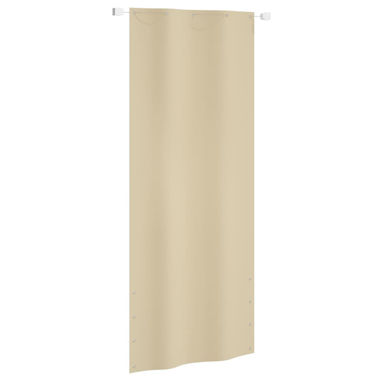 vidaXL Parvekkeen suoja beige 100x240 cm Oxford kangas