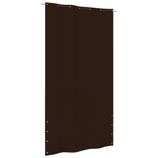 vidaXL Parvekkeen suoja ruskea 140x240 cm Oxford kangas