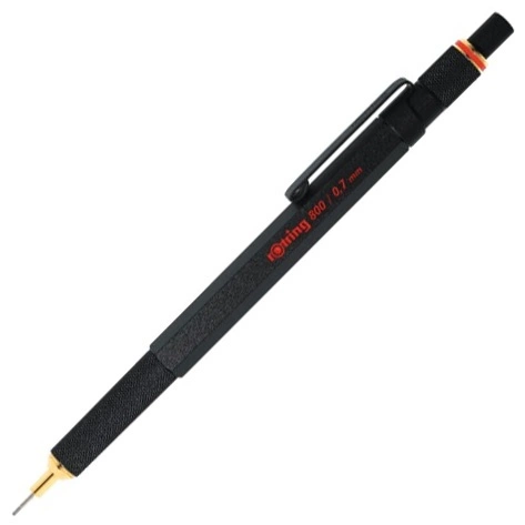 Rotring 800 Lyijytäytekynä 0.7 Musta