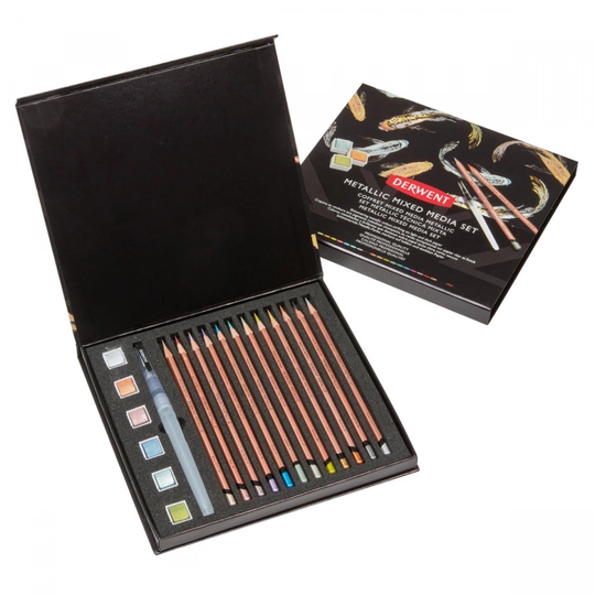 Derwent Metallic Mixed Media Setti